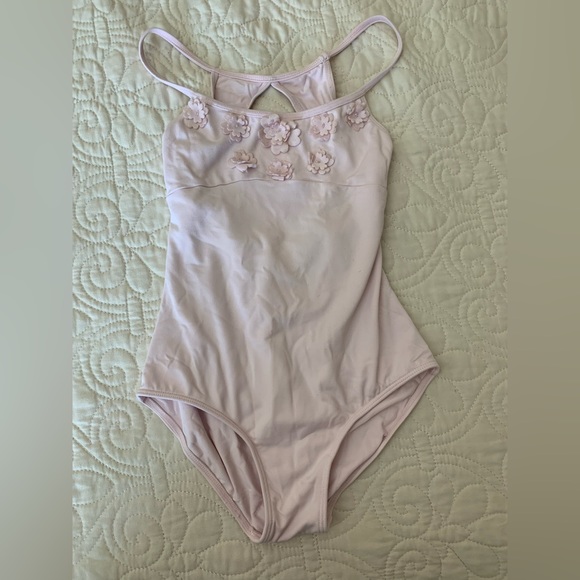 Bloch Costumes Bloch Pink Dance Leotard With Flower Details Poshmark
